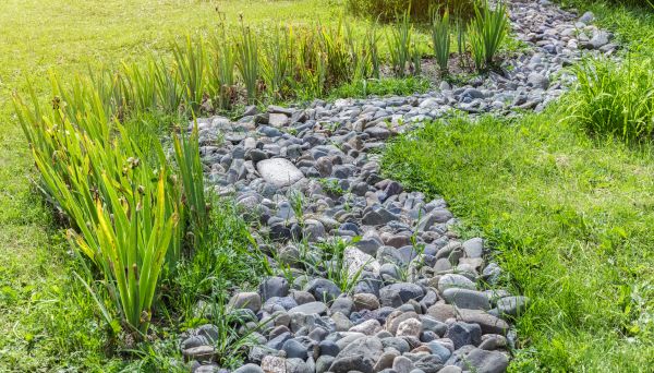 River Rock Garden Installation in Bend