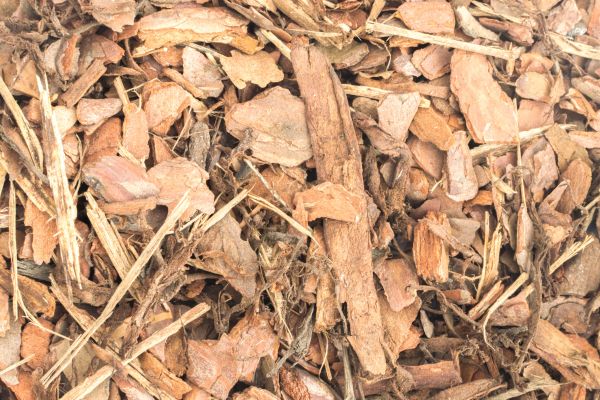 Bark Mulch Installation in Bend