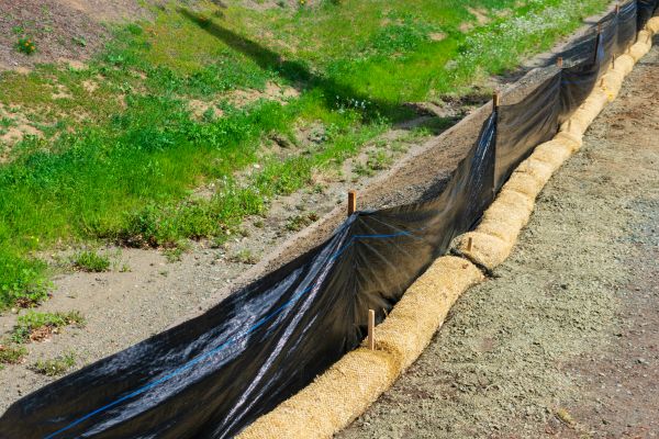 Straw Wattle Installation in Bend
